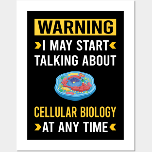 Warning Cell Cellular Biology Biologist Posters and Art